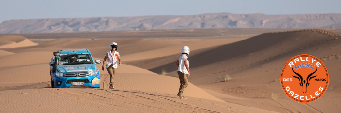 2 gazelles dans le désert avec MATHEZ FREIGHT