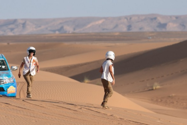 2 gazelles dans le désert avec MATHEZ FREIGHT