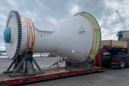 RoRo France Turquie: transport d'une turbine