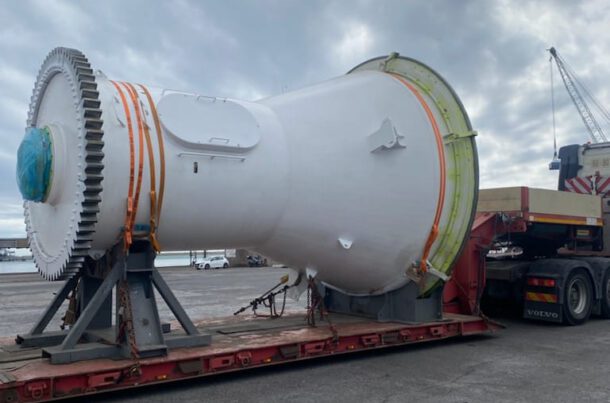 RoRo France Turquie: transport d'une turbine